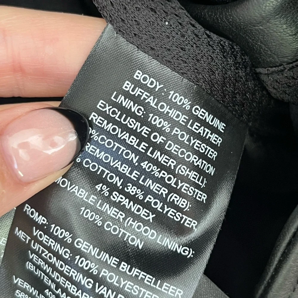 NWT Harley Davidson 3 in 1 Leather motorcycle jacket black small - Picture 12 of 13